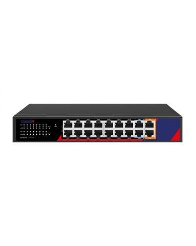 Hi-PoE коммутатор TRASSIR TR-NS1118-240-16POE в Назрани Коммутаторы Pintop.ru