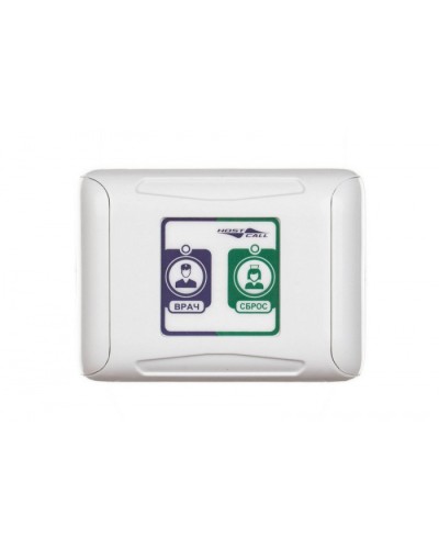 Кнопка присутствия/сброса и вызова врача Hostcall MP-434W2 в Назрани Система оповещения и трансляции Hostcall Pintop.ru