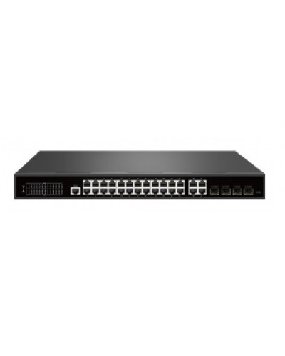 Управляемый L2 PoE коммутатор 24GE+4Uplink+4SFP, Gigabit Managed PoE Switch Tantos TSn-24GP28C4M в Назрани Коммутаторы Pintop.ru
