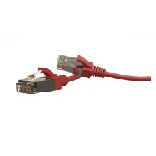 Патч-корд S/FTP Hyperline (PC-LPT-SFTP-RJ45-RJ45-C6-1M-LSZH-RD)
