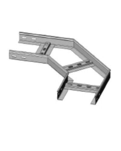 Угол горизонтальный 90° 300х50 (1,2) для лестничного лотка ПожТехКабель (650-502) в Назрани Кабельные лотки Pintop.ru