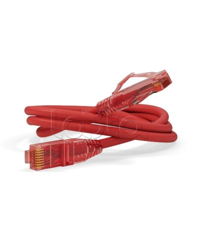 Патч-корд U/UTP Hyperline PC-LPM-UTP-RJ45-RJ45-C5e-0.3M-LSZH-RD в Назрани Патчкорды (медные) Pintop.ru