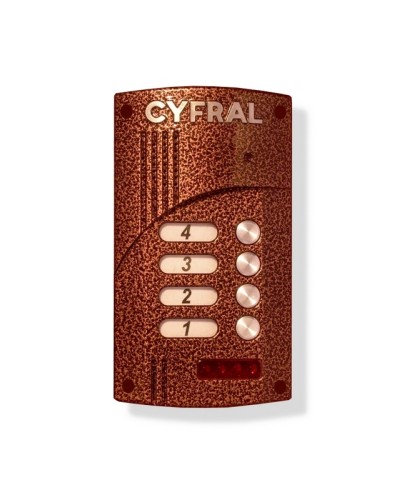 Малоабонентный блок вызова прямой адресации Цифрал M-4.1M в Назрани Блоки вызова многоабонентные Pintop.ru