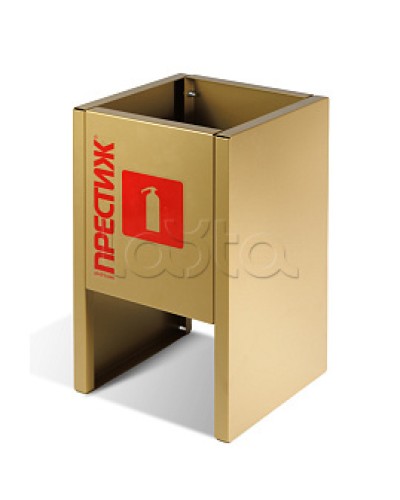 Подставка напольная ПРЕСТИЖ золото под 1 огнетушитель ПОЖТЕХНИКА в Назрани Аксессуары для огнетушителей Pintop.ru