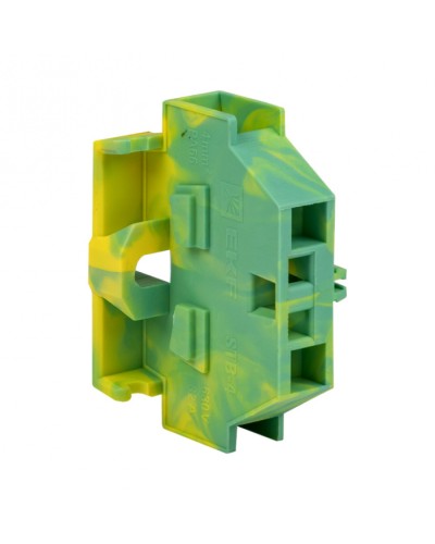 Миниклемма STB-4 32A (50 шт) желто-зеленая EKF PROxima (stb-m-4-y-green-r) в Назрани Клеммные колодки Pintop.ru