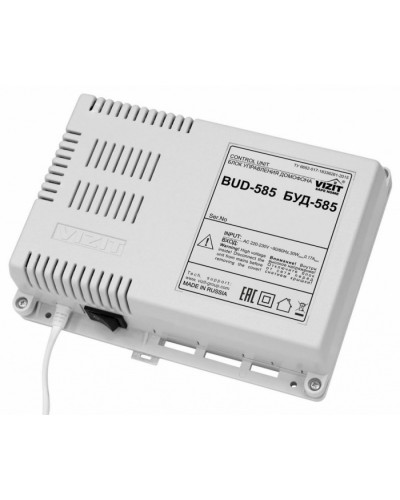 Блок управления и питания периметрового домофона VIZIT БУД-585 в Назрани Блоки управления многоабонентные Pintop.ru