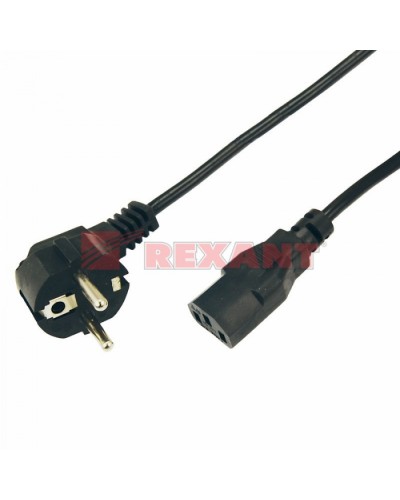 Шнур сетевой Евро 0.75мм² 1.8М (PVC) (с заземлением) (10шт/уп) REXANT 11-1131 в Назрани Патч-корды и пигтейлы Pintop.ru