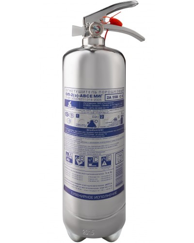 Огнетушитель ПОЖТЕХНИКА ОП-2(з) МИГ d110 нерж (1А, 21В, С, Е) в Назрани Огнетушители Pintop.ru