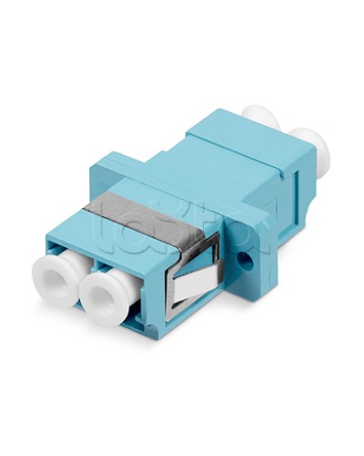 Проходной соединитель LC-LC duplex MM Cabeus (DLC-DLC-MM-OM3) в Назрани Проходные адаптеры и розетки оптические Pintop.ru