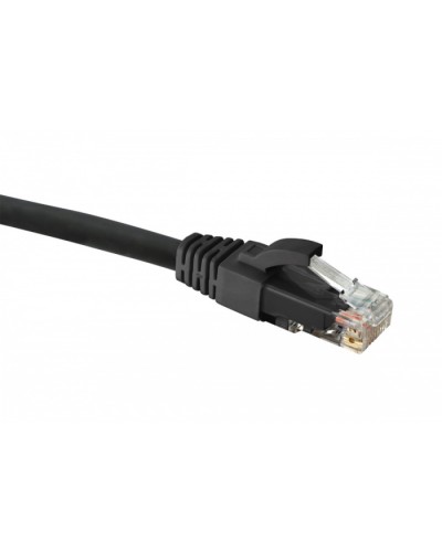 Коммутационный шнур категории 6 U/UTP, LSZH, 1 м, черный Eurolan (21D-U6-01BL) в Назрани Патчкорды (медные) Pintop.ru