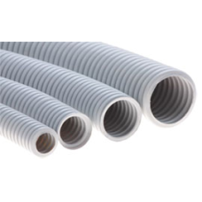 Труба ПНД гофрир. тяжелая, цвет чёрный, диам 20мм Экопласт 21020