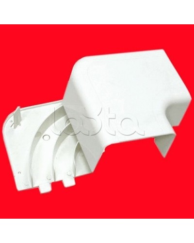 Угол плоский 100х55 с задней стенкой и разделителем для кабель-канала серии ARC-LAN Экопласт 576311 в Назрани Аксессуары для кабель-канала Pintop.ru