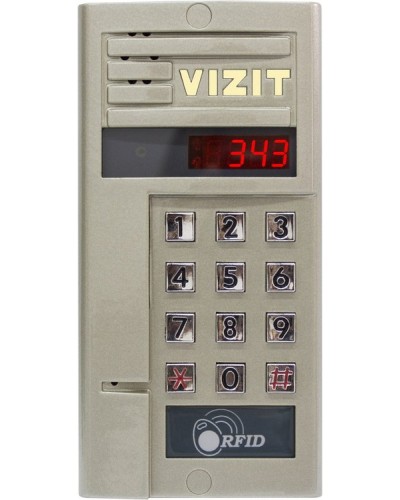 Блок вызова Vizit БВД-343FCPW в Назрани Блоки вызова многоабонентные Pintop.ru