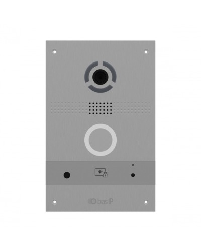 Панель вызывная индивидуальная BAS-IP AV-08FB SILVER в Назрани Вызывные видеопанели малоабонентные Pintop.ru