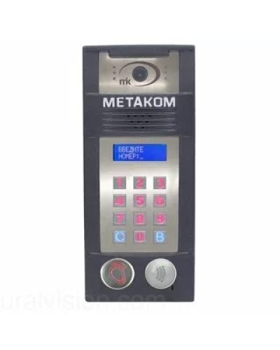Многоабонентый антивандальный блок вызова со встроенной гибридной видеокамерой Метаком MК2018-MFCGVH в Назрани Блоки вызова многоабонентные Pintop.ru