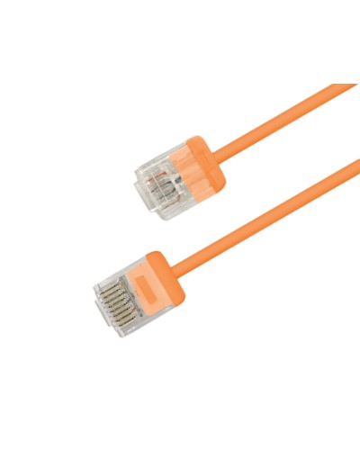 Патч-корд Hyperline PC-LPU-UTP-RJ45-RJ45-C6-3M-LSZH-OR в Назрани Патчкорды (медные) Pintop.ru