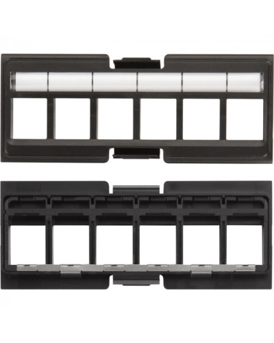 Вставка под кейстоны в модульную панель, экранированная, 6 портов, без шторок LANMASTER LAN-FRM-IN-6OK-SXX в Назрани Коммутационные изделия Pintop.ru