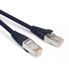 Патч-корд RJ45-RJ45, 4 пары, STP, кат.5е, LSZH (2м) Hyperline PC-LPM-STP-RJ45-RJ45-C5e-2M-LSZH-BK