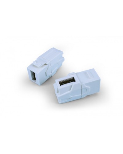 Вставка формата Keystone Jack Hyperline (KJ1-USB-VA3-WH) в Назрани Кроссы оптические Pintop.ru