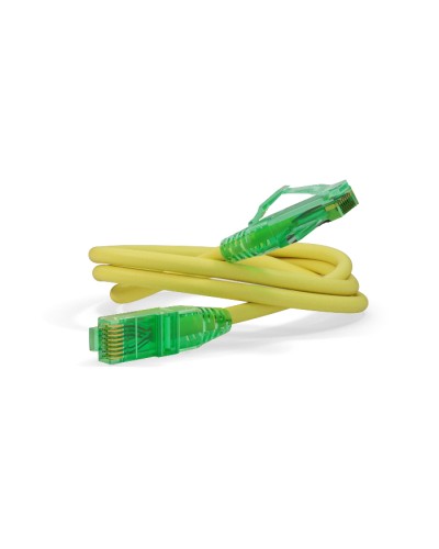 Патч-корд Hyperline PC-LPM-UTP-RJ45-RJ45-C6a-1.5M-LSZH-YL в Назрани Патчкорды (медные) Pintop.ru