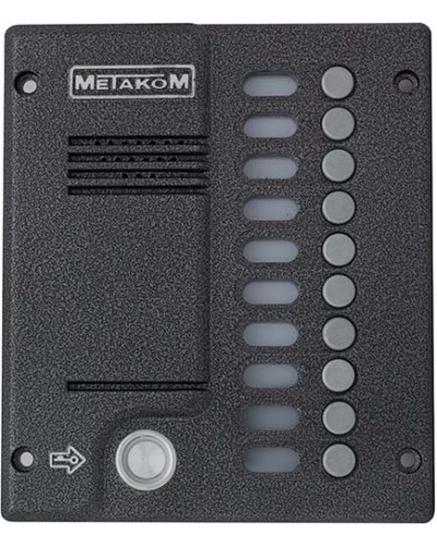 Блок вызова домофона Метаком MК10.2-TM4EVN в Назрани Вызывные видеопанели малоабонентные Pintop.ru