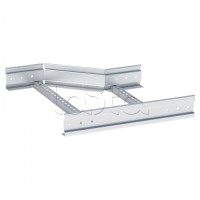 Переходник по ширине левосторонний лестничный усиленный 100х600х300 мм (2 мм) HDZ EKF (wlltp100x600x300-2-HDZ)