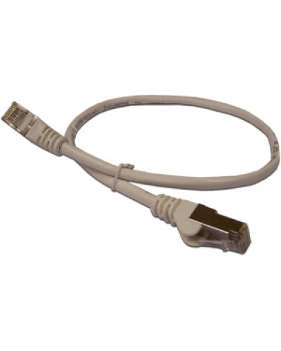 Патч-корд RJ45 - RJ45, 4 пары, FTP, категория 6, 10 м, серый LANMASTER LAN6-S45-45-10.0-GY в Назрани Патчкорды (медные) Pintop.ru