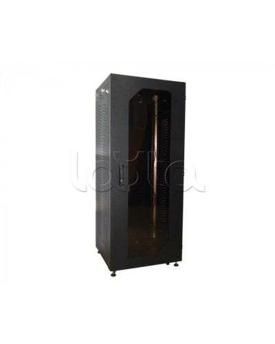 Шкаф телекоммуникационный Тромбон ТШ-386060Ч10 напольный 38U на 10 приборов в Назрани Система оповещения и трансляции Pintop.ru