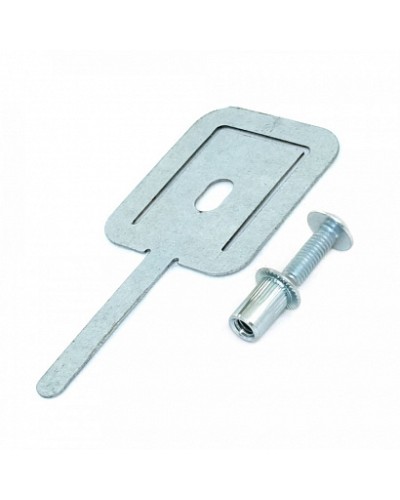 Комплекты для крепления ОКЛ с использованием винта, заклепки и хомута FR ПР-40 (100 шт) Промрукав (PR08.5204) в Назрани Огнестойкие кабельные линии Pintop.ru