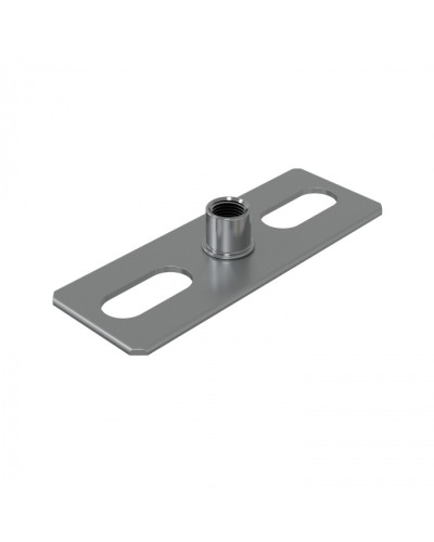 Пластина опорная с гайкой М8 (1уп=150шт) Экопласт (59920) в Назрани Аксессуары для лотков Pintop.ru