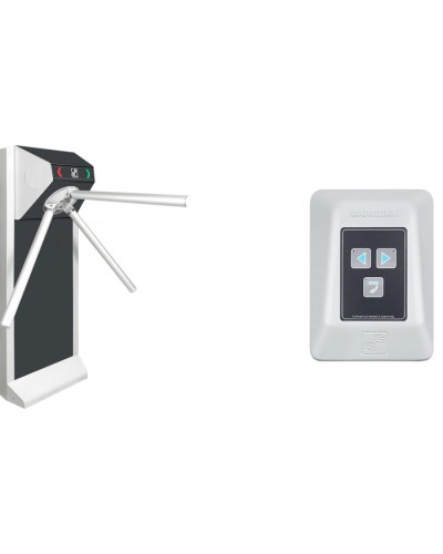 Комплект турникета CARDDEX STL Стандарт 1 (турникет, планки, пульт управления) в Назрани Турникеты Pintop.ru