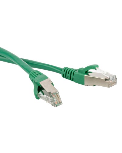Патч-корд F/UTP Hyperline PC-LPM-STP-RJ45-RJ45-C6-2M-LSZH-GN в Назрани Патчкорды (медные) Pintop.ru