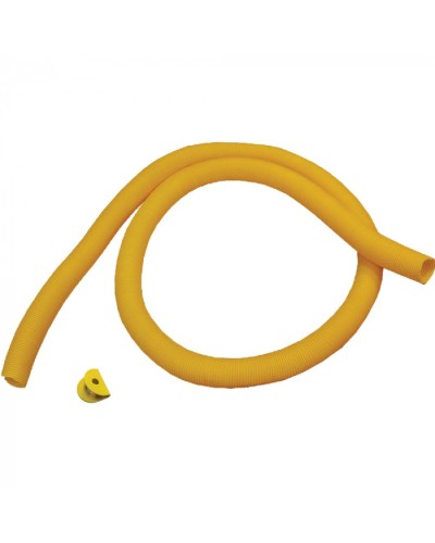 Гофротруба 42 мм для кабельного спуска, с разрезом, 3 метра, желтая LANMASTER (LAN-OT-TUBE-42) в Назрани Аксессуары для лотков Pintop.ru