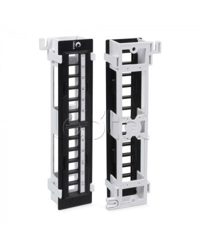 Патч-панель настенная 12 портов без модулей Cabeus (PLB-12-WL) в Назрани Патч панель Pintop.ru