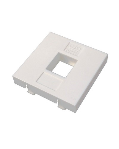 Адаптер Mosaic 45 х 45 мм для модуля Keystone, 1 порт, белый Datarex DR-5301 в Назрани Коммутационные изделия Pintop.ru