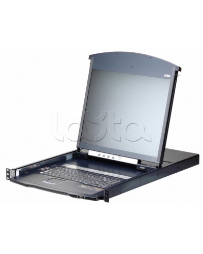 KVM консоль с переключателем ATEN KL1108VN-AXA-RG в Назрани Оборудование для видеонаблюдения Pintop.ru