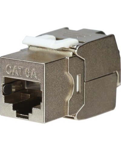 Модуль Keystone, Jack RJ-45(8P8C), FTP экранированный, CAT 6A, тип 180 град., самозажимной REXANT PRO 02-0361 в Назрани Модули Keystone Pintop.ru