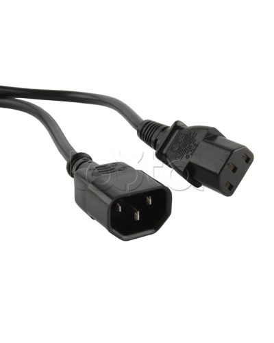 Кабель питания монитор-компьютер Hyperline PWC-IEC13-IEC14-10-BK в Назрани Патч-корды и пигтейлы Pintop.ru