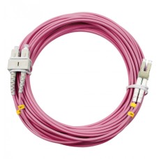 Шнур оптический duplex LC-SC 50/125 mm OM4 20м LSZH Cabeus FOP-50-OM4-LC-SC-20m