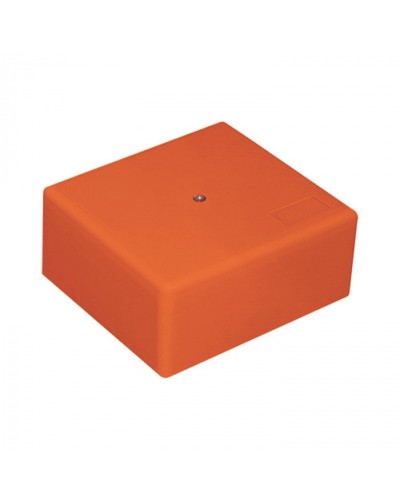 MB75 Коробка огн. E-110,о/п 75х75х40, с гладкими стенками,без галогена, заземление, IP41, 8P, (1,5-2,5 мм2), цвет оранж в Назрани Распределительные коробки Pintop.ru