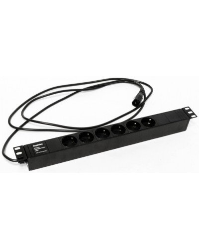 Блок розеток Hyperline SHE19-6SH-2.5IEC в Назрани Блоки розеток Pintop.ru