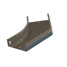 Угол 45° горизонтальный плавный Hyperline RST-AHS45-600-100-0,8-R100-SZ