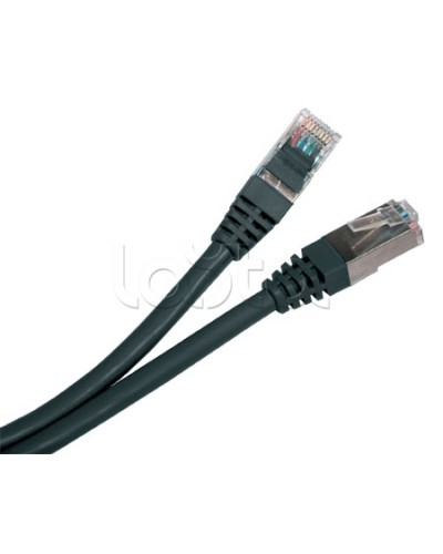 Патч-корд экранированный Hyperline PC-LPM-STP-RJ45-RJ45-C5e-15M-LSZH-BK в Назрани Патчкорды (медные) Pintop.ru