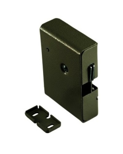 Замок электромеханический с толкателем и датчиком положения двери Promix-SM308.10.1 (черный) в Назрани Электромеханические замки Pintop.ru