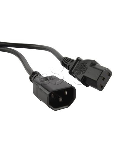 Кабель питания монитор-компьютер Hyperline PWC-IEC13-IEC14-5.0-BK в Назрани Патч-корды и пигтейлы Pintop.ru