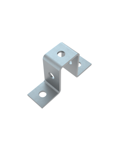 Прямоугольная скоба для страт-профиля 41х72 мм HD85 КМ-профиль (PS41-72 HD85) в Назрани Держатели, клипсы, скобы Pintop.ru