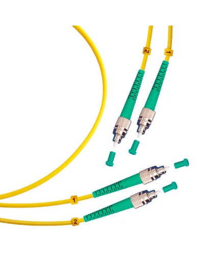Шнур оптический duplex FC/APC-FC/APC 9/125 sm 10м LSZH Cabeus FOP(d)-9-FC/APC-FC/APC-10m в Назрани Патч-корды оптические Pintop.ru