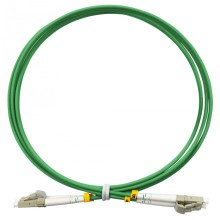Шнур оптический duplex LC-LC 50/125 mm OM5 1м LSZH Cabeus (FOP-50-OM5-LC-LC-1m)