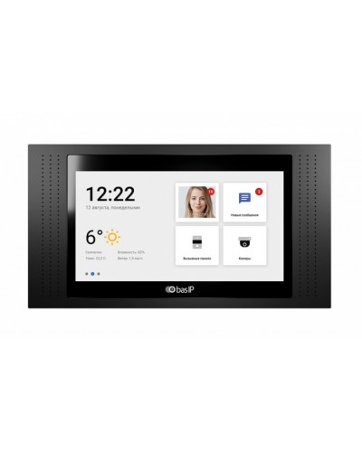 IP-видеодомофон BAS-IP AT-07L BLACK в Назрани Вызывные IP панели Pintop.ru