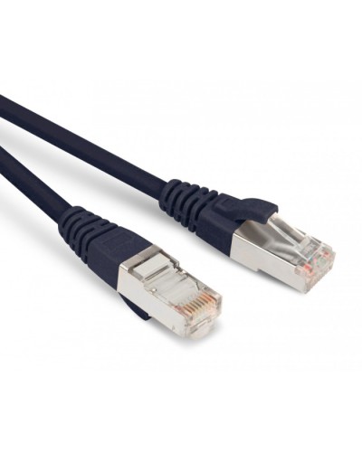 Патч-корд F/UTP Hyperline PC-LPM-STP-RJ45-RJ45-C6-3M-LSZH-BK в Назрани Патчкорды (медные) Pintop.ru